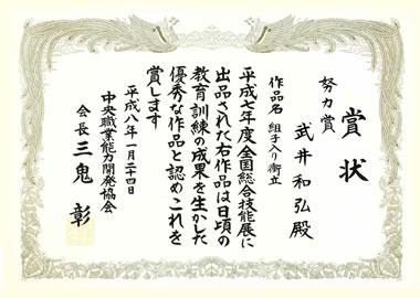 平成08年　全国総合技能展